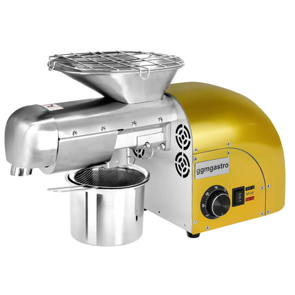 GGM Gastro Commercial Electric Oil Press Machine - Gold - 1.8kW - 5-8kg/h