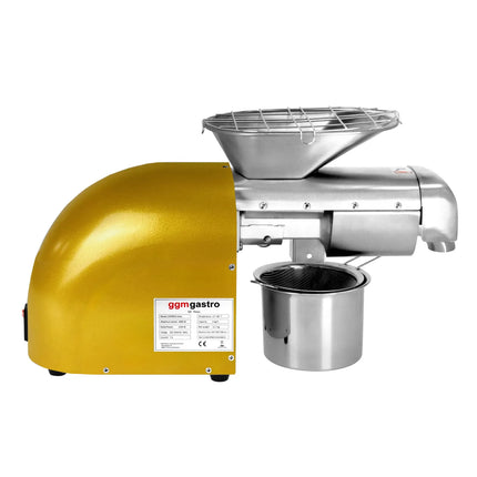 GGM Gastro Commercial Electric Oil Press Machine - Gold - 1.8kW - 5-8kg/h