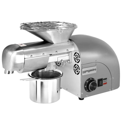 GGM Gastro Commercial Electric Oil Press Machine - Grey - 1.8kW - 5-8kg/h