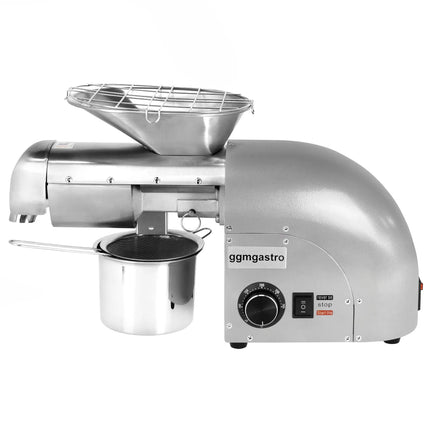 GGM Gastro Commercial Electric Oil Press Machine - Grey - 1.8kW - 5-8kg/h
