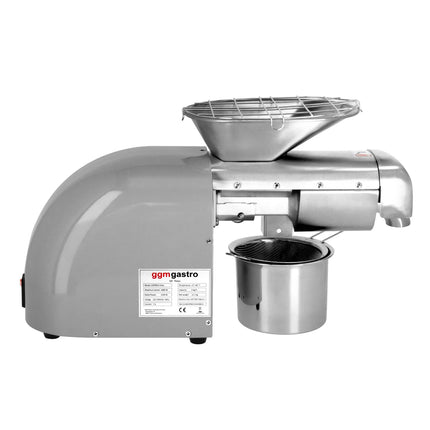 GGM Gastro Commercial Electric Oil Press Machine - Grey - 1.8kW - 5-8kg/h