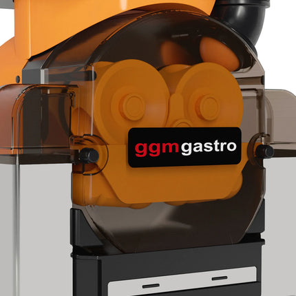 GGM Gastro Commercial Electric Orange Juicer - Orange - Push & Juice button - Automatic fruit feed