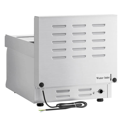GGM Gastro Commercial Electric Pasta Cooker - Single Tank - Countertop - 18L - 4.5kW - with Drain Tap