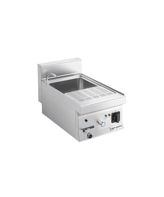 GGM Gastro Commercial Electric Pasta Cooker - Single Tank - Countertop - 26L - 6kW - with Drain Tap
