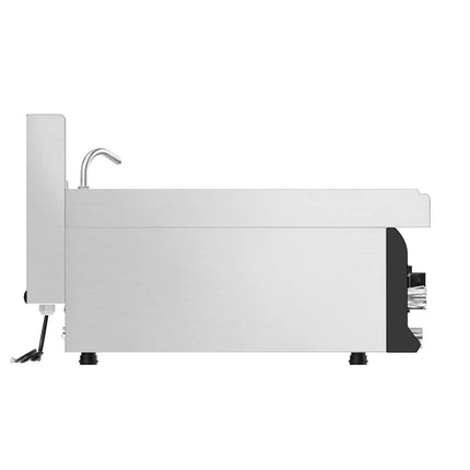 GGM Gastro Commercial Electric Pasta Cooker - Single Tank - Countertop - 26L - 6kW - with Drain Tap - 700mm Depth