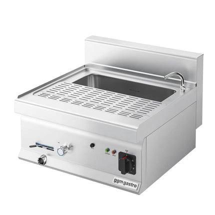 GGM Gastro Commercial Electric Pasta Cooker - Single Tank - Countertop - 28L - 9kW - with Drain Tap
