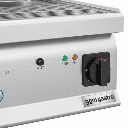 GGM Gastro Commercial Electric Pasta Cooker - Single Tank - Countertop - 28L - 9kW - with Drain Tap