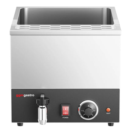 GGM Gastro Commercial Electric Pasta Cooker - Single Tank - Countertop - 40L - 3.2kW - with Drain Tap - with 3 Baskets