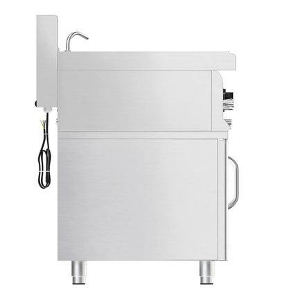 GGM Gastro Commercial Electric Pasta Cooker - Single Tank - Freestanding - 18L - 4.5kW - with Drain Tap - on Cupboard Base - 1-Door