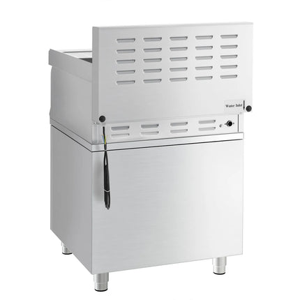 GGM Gastro Commercial Electric Pasta Cooker - Single Tank - Freestanding - 28L - 9kW - with Drain Tap - on Cupboard Base - 1-Door
