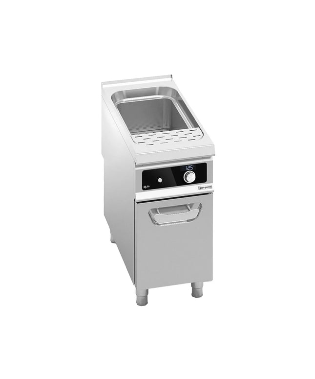GGM Gastro Commercial Electric Pasta Cooker - Single Tank - Freestanding - 40L - 10kW - with Drain Tap - with Bflex Digital Controls