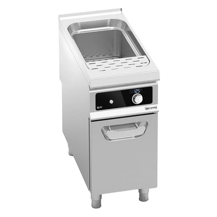 GGM Gastro Commercial Electric Pasta Cooker - Single Tank - Freestanding - 40L - 10kW - with Drain Tap - with Bflex Digital Controls