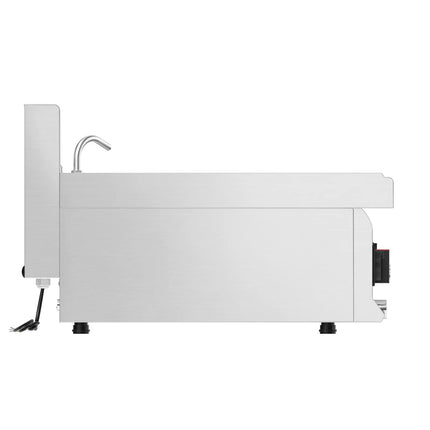 GGM Gastro Commercial Electric Pasta Cooker - Twin Tank - Countertop - 2x26L - 12kW - with Drain Tap - 700mm Depth