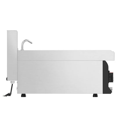 GGM Gastro Commercial Electric Pasta Cooker - Twin Tank - Countertop - 2x26L - 12kW - with Drain Tap - 700mm Depth