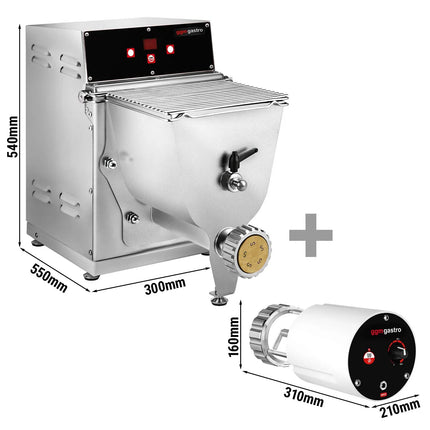 GGM Gastro Commercial Electric Pasta Machine (Extruder) - 8kg/h - 370W - incl. pasta cutter