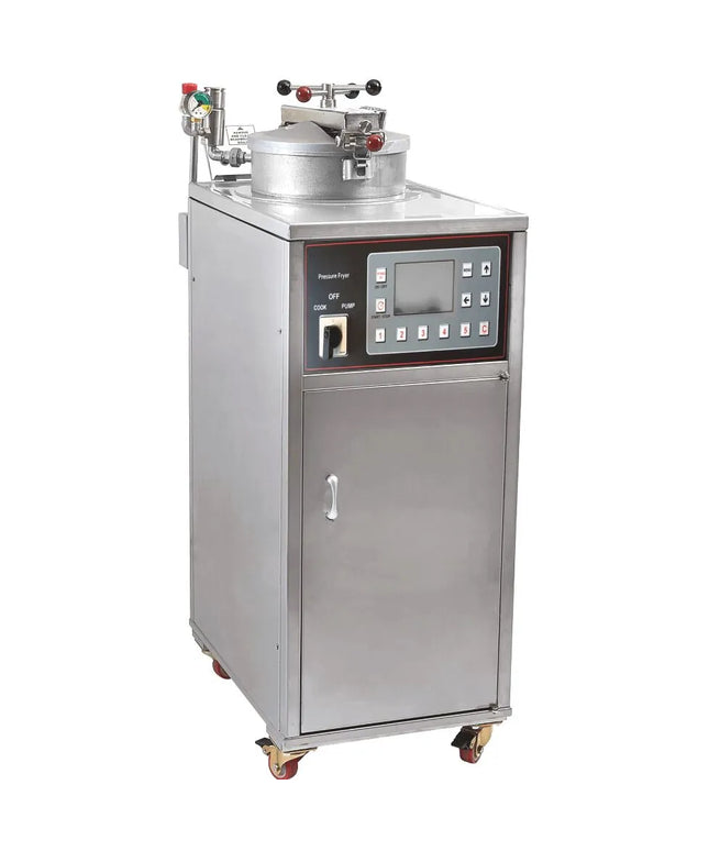 GGM Gastro Commercial Electric Pressure Fryer - 15 litres - 4kW - Digital - with built-in oil filtration