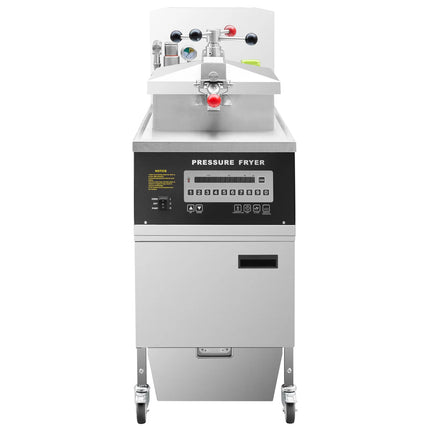 GGM Gastro Commercial Electric Pressure Fryer - 24 litres - 13.5kW - Digital - with built-in oil filtration