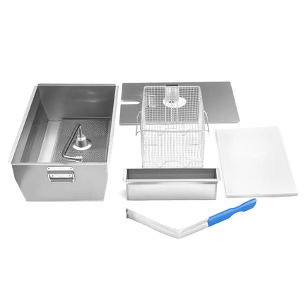 GGM Gastro Commercial Electric Pressure Fryer - 24 litres - 13.5kW - Digital - with built-in oil filtration