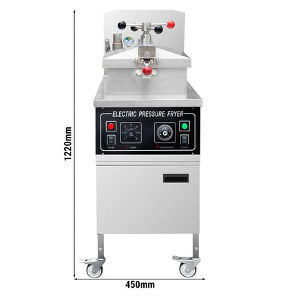 GGM Gastro Commercial Electric Pressure Fryer - 24 litres - 13.5kW - Manual
