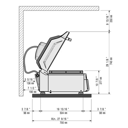 GGM Gastro Commercial Electrolux SpeeDelight Contact/Multi-grill - High-Speed - 7.6 cm-1: Contact+IR+Microwave