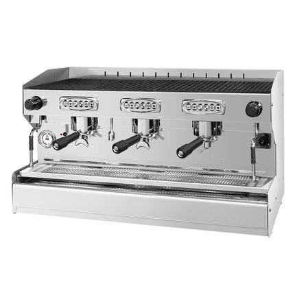 GGM Gastro Commercial Espresso Machine "Allegro" - 3 Group - Pre-infusion System & 2 Steam Wands