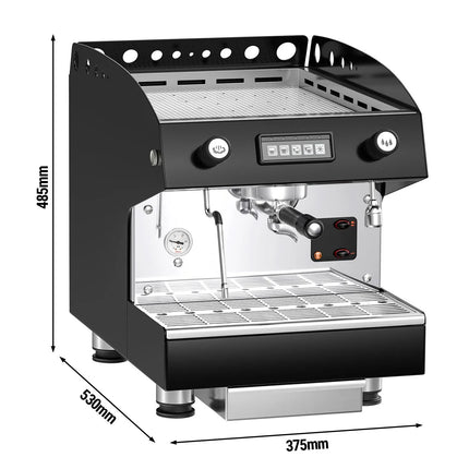 GGM Gastro Commercial Espresso Machine Compact - 1 Group - Pre-infusion System & 1 Steam Wand