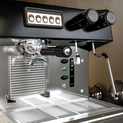 GGM Gastro Commercial Espresso Machine Compact - 2 Group - Manual - Pre-infusion System & 2 Steam Wands