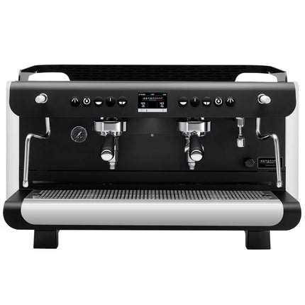 GGM Gastro Commercial Espresso Machine Compact - 2 Group - Multi-boiler - with Touchscreen - Separate Temperature Control - Pre-infusion System & 2 Steam Wands - White