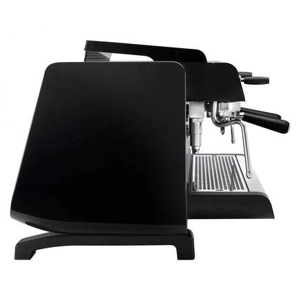 GGM Gastro Commercial Espresso Machine Compact - 2 Group - Multi-boiler - with Touchscreen - Separate Temperature Control - Pre-infusion System & 2 Steam Wands - Black