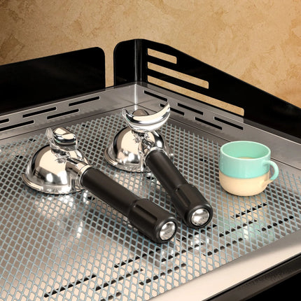 GGM Gastro Commercial Espresso Machine Compact - 2 Group - with Digital Display - Pre-infusion System & 1 Steam Wand