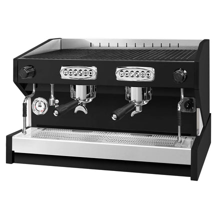 GGM Gastro Commercial Espresso Machine "Eminence" - 2 Group - Pre-infusion System & 2 Steam Wands - Black