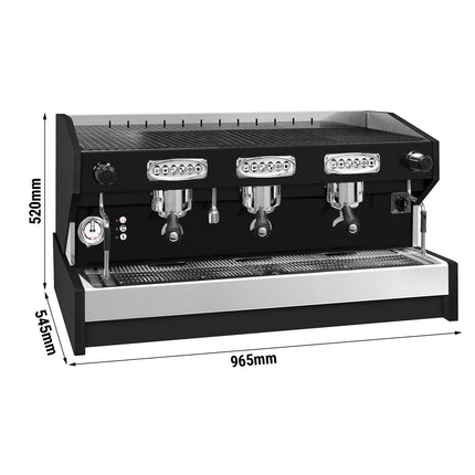 GGM Gastro Commercial Espresso Machine "Eminence" - 3 Group - Pre-infusion System & 3 Steam Wands