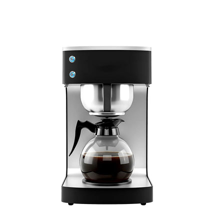 GGM Gastro Commercial Filter Coffee Machine - 1.8L - 2.0 kW - with manual fill & 2 hot plates - incl. 2 glass jugs