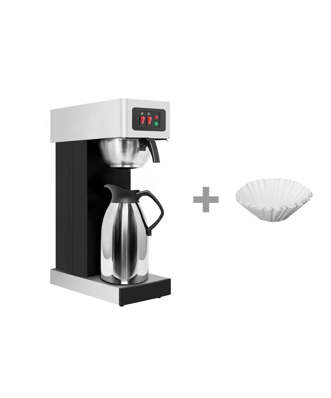 GGM Gastro Commercial Filter Coffee Machine - 2.2L - 1.9 kW - incl. 1 thermal flask