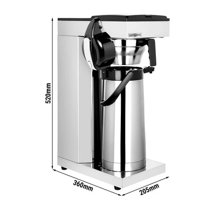 GGM Gastro Commercial Filter Coffee Machine - 2.2L - 2.2 kW - with manual fill - incl. airpot