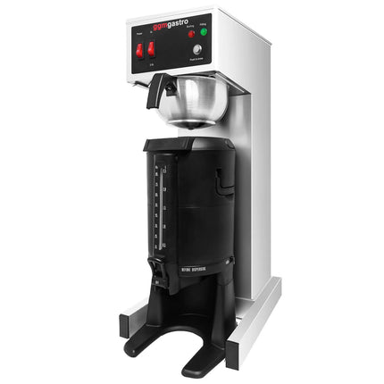 GGM Gastro Commercial Filter Coffee Machine - 2.5L - 2.0 kW - with direct water connection - incl. thermal flask