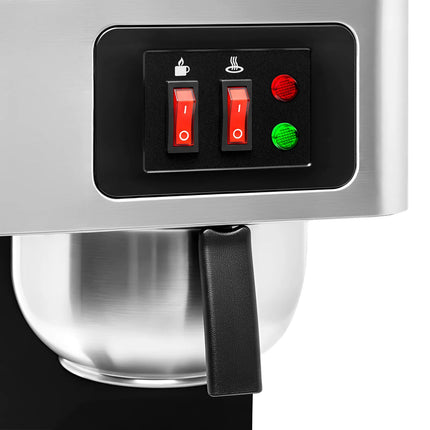 GGM Gastro Commercial Filter Coffee Machine - 2x 2.0L - 3.8 kW - with manual fill - incl. 2 thermal flasks