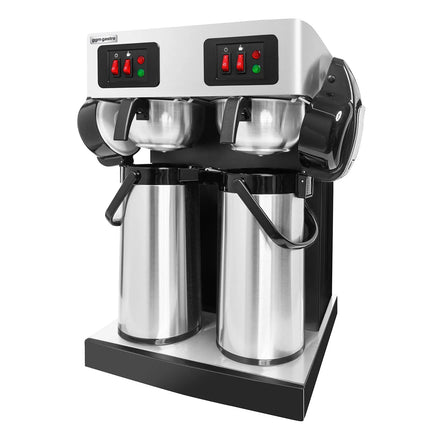 GGM Gastro Commercial Filter Coffee Machine - 2x 2.2L - 3.8 kW - with manual fill - incl. 2 airpots