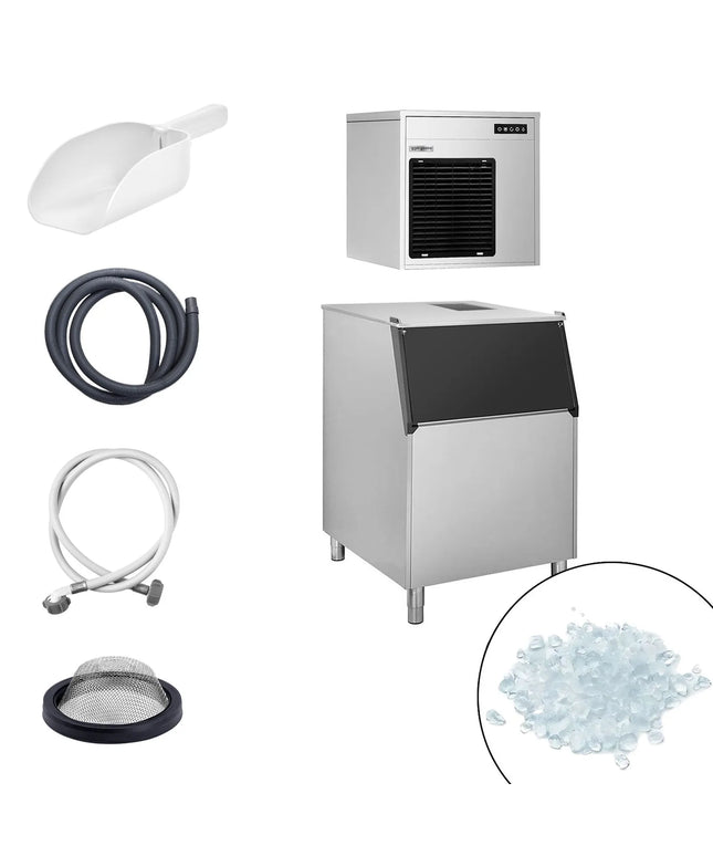 GGM Gastro Commercial Flake Ice Machine - Modular - 220kg/24h - incl. Ice Storage Bin