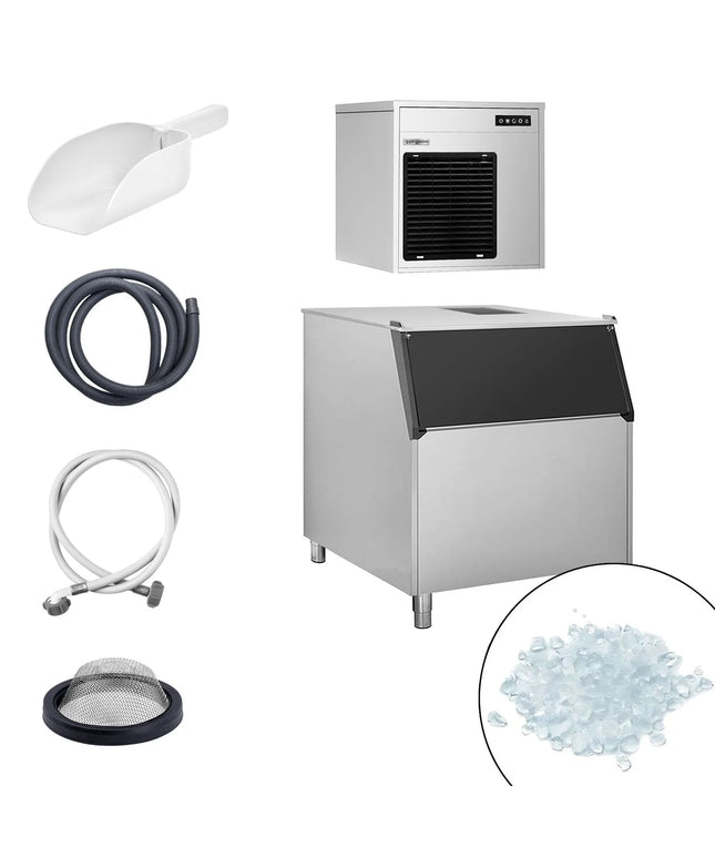 GGM Gastro Commercial Flake Ice Machine - Modular - 220kg/24h - incl. Ice Storage Bin