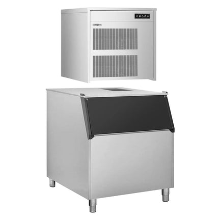 GGM Gastro Commercial Flake Ice Machine - Modular - 390kg/24h - incl. Ice Storage Bin