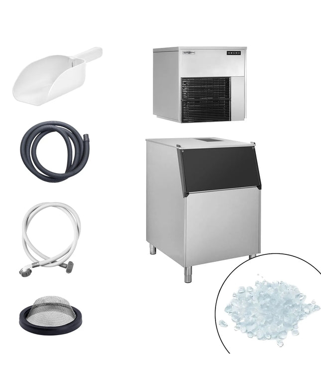 GGM Gastro Commercial Flake Ice Machine - Modular - 550kg/24h - incl. Ice Storage Bin