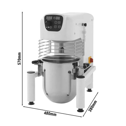 GGM Gastro Commercial Floor Standing Planetary Mixer - 10L - 370W - incl. 3 attachments