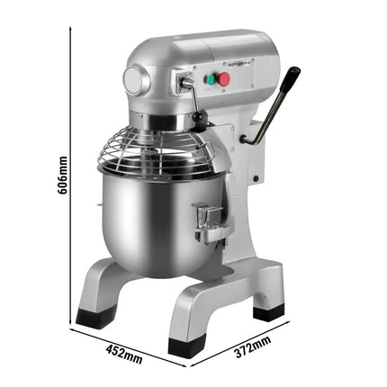 GGM Gastro Commercial Floor Standing Planetary Mixer - 10L - 450W - incl. 3 attachments
