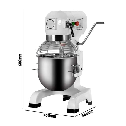 GGM Gastro Commercial Floor Standing Planetary Mixer - 10L - 450W - incl. 3 attachments