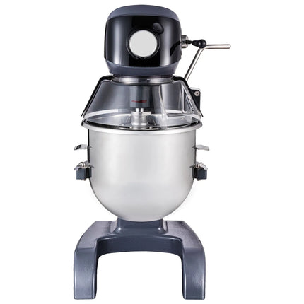 GGM Gastro Commercial Floor Standing Planetary Mixer – 20 Litres – 1.1 kW – with Display, Lighting & 3 Attachments – Light Ivory