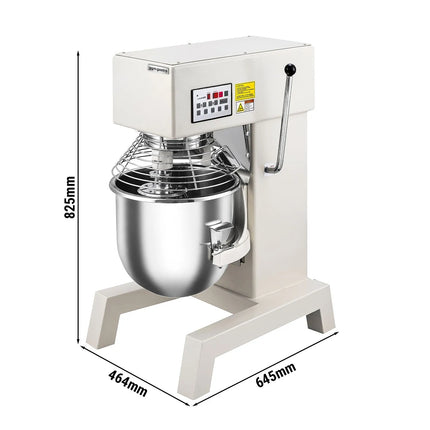 GGM Gastro Commercial Floor Standing Planetary Mixer  - 20L - 1,1kW - incl. 3 attachments - Digital