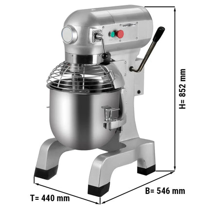 GGM Gastro Commercial Floor Standing Planetary Mixer - 27L - 1,5kW - incl. 3 attachments