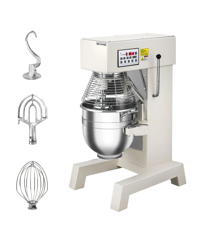 GGM Gastro Commercial Floor Standing Planetary Mixer  - 30L - 1,5kW - incl. 3 attachments - Digital