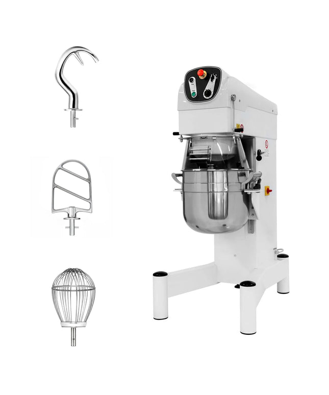 GGM Gastro Commercial Floor Standing Planetary Mixer  - 40L - 1,5kW - incl. 3 attachments
